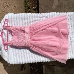 Girls pink dress good condition like new